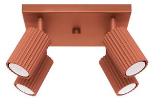Ceglasta lampa punktowa 25x25 cm Gleam – Sollux