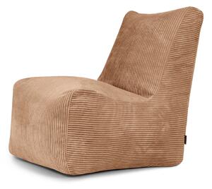 Brązowy sztruksowy worek do siedzenia Seat Lounge – SLOWDOWN