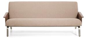 Jasnobrązowa sofa z tkaniny szenilowej 205 cm Amsen – Kave Home