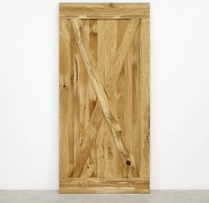 Drzwi przesuwne drewniane dębowe MarX