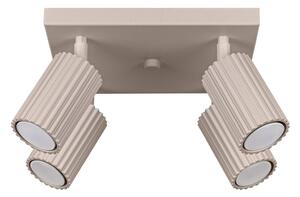 Szarobrązowa metalowa lampa punktowa ø 6,5 cm Gleam – Sollux