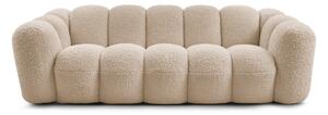 Jasnobrązowa sofa z materiału bouclé 232 cm Hippolyte – Bobochic Paris