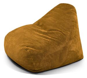 Musztardowy sztruksowy worek do siedzenia Snug 100 – SLOWDOWN
