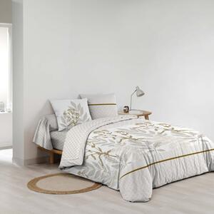 Beżowa bawełniana pościel dwuosobowa z prześcieradłem/6-częściowa 240x220 cm Raoni – douceur d'intérieur