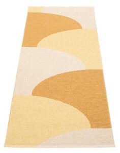 Chodnik odpowiedni na zewnątrz w kolorze ochry 70x180 cm Hill Ochre Pale Yellow – Pappelina