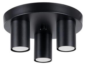 Czarna lampa sufitowa Castro – Sollux