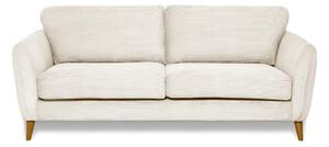 Biała sztruksowa sofa 206 cm Paris – Scandic