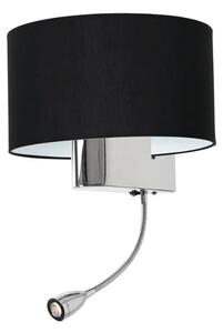 Metalowy kinkiet z led do czytania R1-N45
