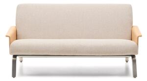 Beżowa sofa z tkaniny szenilowej 165 cm Amsen – Kave Home