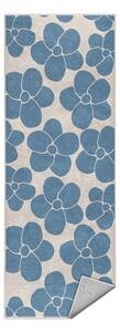 Niebieski chodnik odpowiedni do prania 60x230 cm Blue Meadow – Mila Home