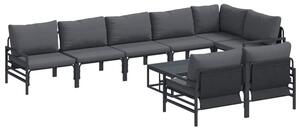 Zestaw sof ogrodowych z poduszkami - elegancki i funkcjonalny design