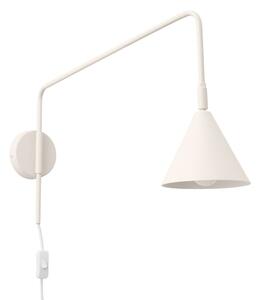 Kremowy kinkiet do kontaktu ø 14 cm Zylo – Sollux