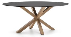 Stół ze szklanym blatem 100x200 cm Argo – Kave Home