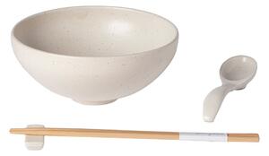 Kremowa kamionkowa miska na ramen 970 ml Pacifica – Casafina