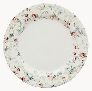 Komplet talerzy z kamionki Fleurs Champs, 6 elem