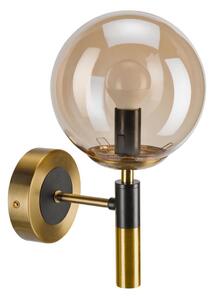 Lamkur Kinkiet ROLLO 1xE14/5W/230V złoty/dymny beżowy LA53875