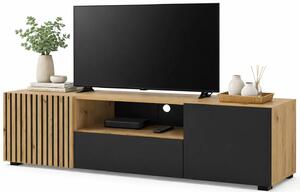 Szafka rtv z lamelowym frontem 150 cm S9-B58