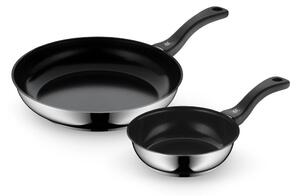 Patelnie z powłoką ceramiczną ze stali nierdzewnej zestaw 2 szt. ø 28 cm Devil – WMF