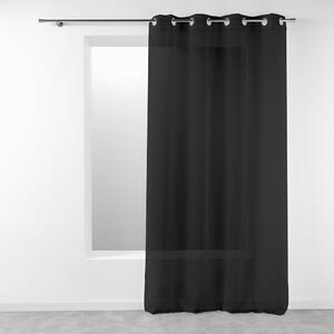 Czarna firanka 140x280 cm Telma – douceur d'intérieur