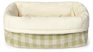 Jasnozielony tekstylny dziecięcy kosz na zabawki 30x20x20 cm Swan Matcha – Lorena Canals