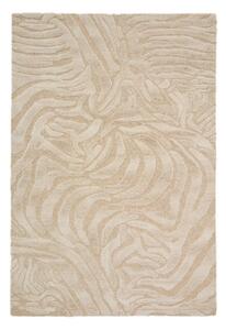 Beżowy dywan z mieszanki wełny tkany ręcznie 160x230 cm Tribet – Kave Home