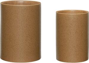 Ceramiczne doniczki zestaw 2 szt. ø 18 cm Edna – Hübsch