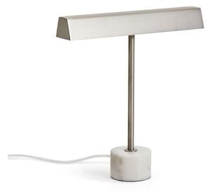 Metalowa lampa stołowa w kolorze srebra (wysokość 32,5 cm) Lynor – Kave Home