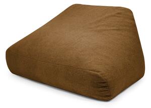 Brązowy worek do siedzenia z materiału bouclé Sofa Snug – SLOWDOWN