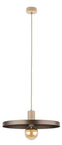 TK Lighting Żyrandol na lince SILA 1xE27/15W/230V śr. 40 cm brązowy/beżowy TK10758