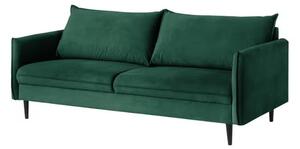 Ciemnozielona aksamitna sofa 203 cm Juli – Ropez