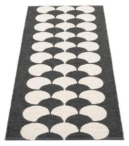 Czarny/kremowy chodnik odpowiedni na zewnątrz 70x150 cm Poppy Black Vanilla – Pappelina