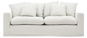 Biała lniana sofa 240 cm Nora – Kave Home