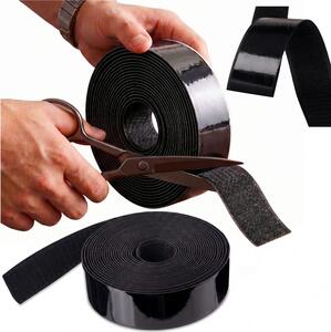 RZEP SAMOPRZYLEPNY z KLEJEM Mocny 2cm TAŚMA 1m 20mm Haczyki do MOSKITIERY