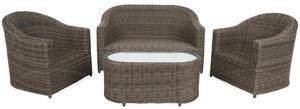 Zestaw mebli ogrodowych HOME & GARDEN Modena 927418 Brązowy