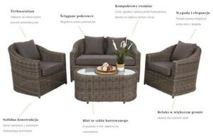 Zestaw mebli ogrodowych HOME & GARDEN Modena 927418 Brązowy