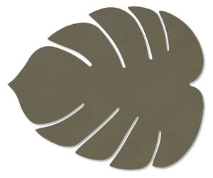 Mata stołowa ze skóry ekologicznej 22x26 cm Monstera Leaf Nupo – LIND DNA