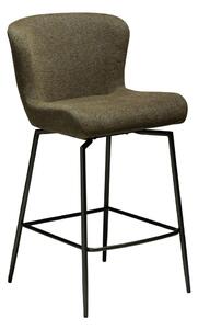 Tapicerowany hoker w kolorze khaki (wysokość siedziska 67,5 cm) Glam – DAN-FORM Denmark
