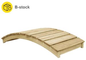 Mostek ogrodowy 170x74 cm, impregnowane drewno sosnowe, klasa B