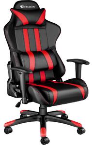 Tectake 402030 fotel biurowy premium racing - czarny/czerwony