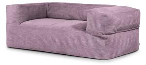 Fioletowy sztruksowy worek do siedzenia Sofa MooG – SLOWDOWN