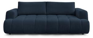Ciemnoniebieska rozkładana/ze schowkiem sofa 251 cm Fuji – Bobochic Paris