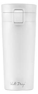 Biały podróżny kubek termiczny Vialli Design Fuori, 400 ml