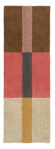 Wełniany chodnik tkany ręcznie 80x230 cm Chroma Spiced Coral – Lorena Canals