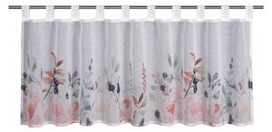 Biała firanka 135x45 cm Floral – Sehlbach