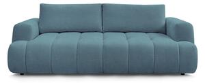 Niebieska rozkładana/ze schowkiem sofa 251 cm Fuji – Bobochic Paris