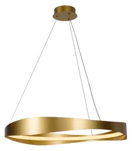 Circular - lampa wisząca 60 cm okrągły minimalistyczny nowoczesny złoty