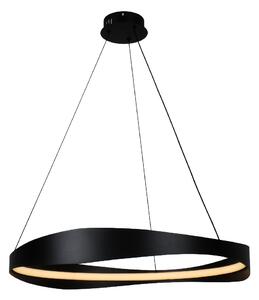 Circular - lampa wisząca 60 cm okrągły minimalistyczny nowoczesny czarny