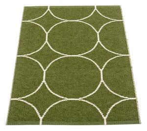 Ciemnozielony dywan odpowiedni na zewnątrz 70x100 cm Boo Dark Olive – Pappelina