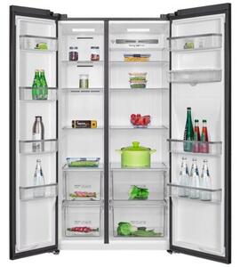 Lodówka TCL RP631SSE1 Side by Side No Frost 176.8cm Inox Dozownik wody