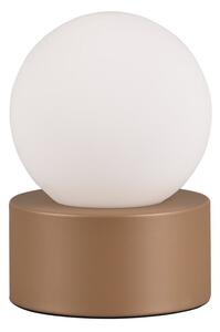 Biało-brązowa lampa stołowa (wys. 17 cm) Countess – Reality